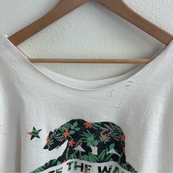 Vans Off The Wall Off the Shoulder Crop Top - Picture 3 of 9